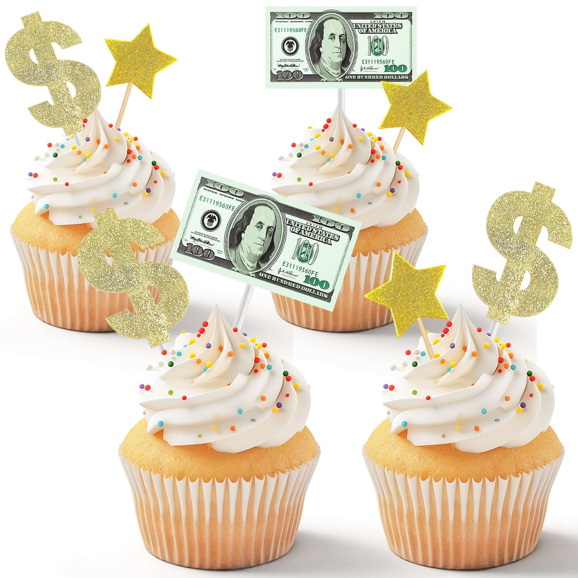 8 Miniatur-Schweine-Figuren – Für Torten, Cupcakes, Mottoparty, Babyparty, Bunt