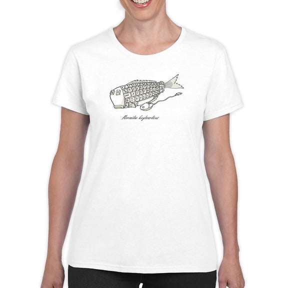 Moronidae Keyboardicus T-Shirt Women -Engin Selcuk Designs, Female Medium