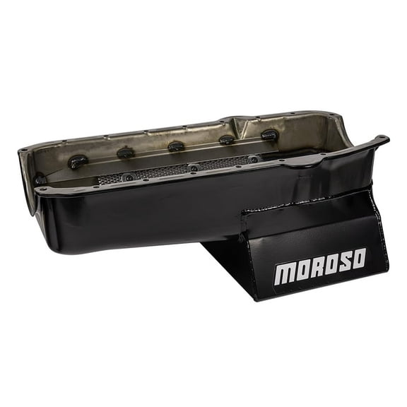 Moroso 20201 8.25" Oil Pan SB Chevy With Passenger-Side Dipstick