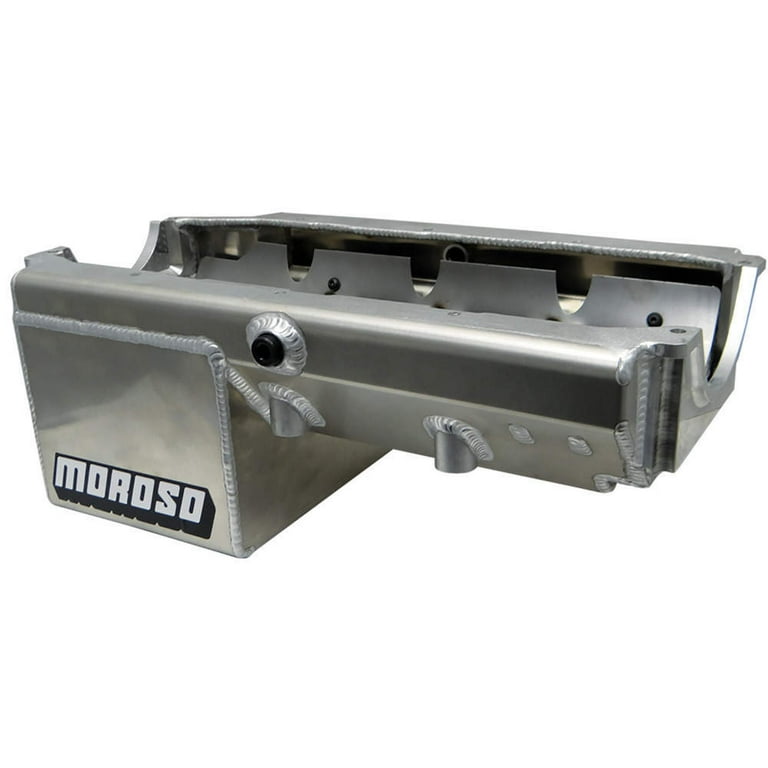Moroso BBC Drag 2-Piece Oil Pan Wet Sump Fabricated Alm Moroso BBC Drag 2-Piece Oil Pan Wet Sump Fabricated Alm