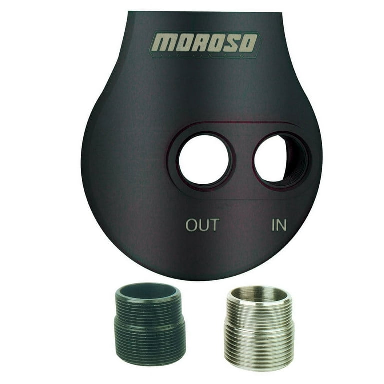 Moroso Large Dia. Billet Oil Filter Mount Moroso Large Dia. Billet Oil Filter Mount