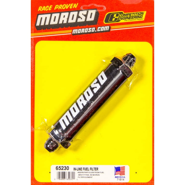 Moroso In-Line Fuel Filter Moroso In-Line Fuel Filter