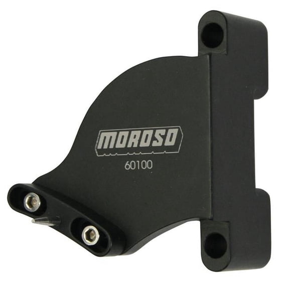 Moroso 6.2 Billet Aluminum Timing Pointer SBC - Black anodized