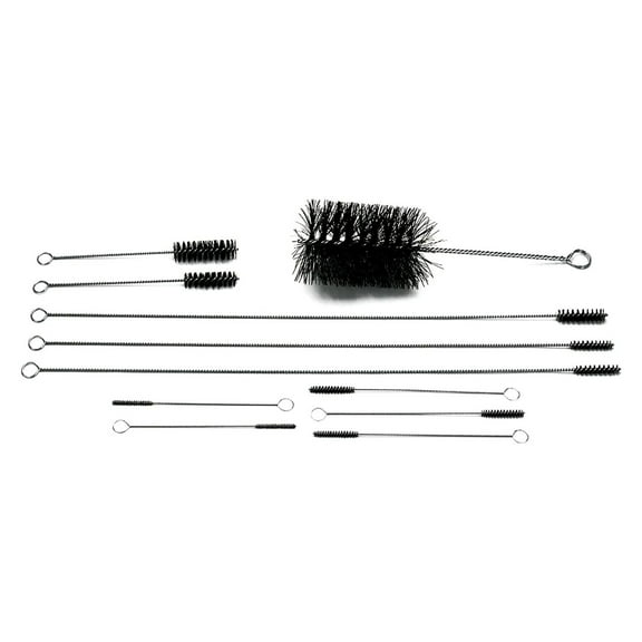 Moroso 61820 All Purpose Engine Cleaning Kit w/ 12 Nylon Wire Brushes, Black
