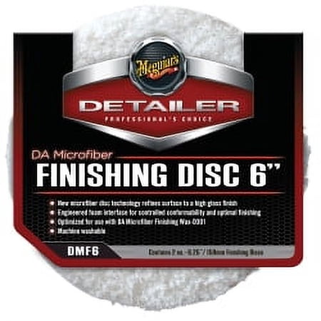 DA MICROFIBER FINISHING DISC 6" (2PK)