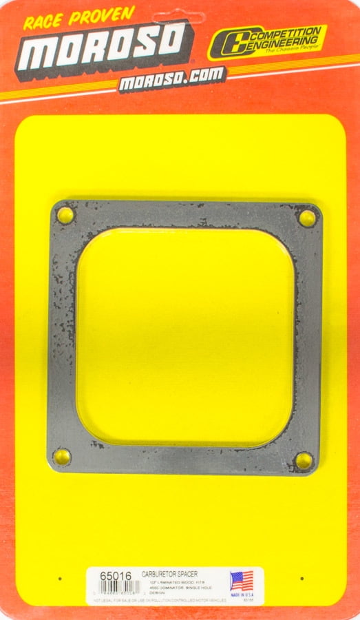 Moroso 65016 Wood Design Carburetor Spacer