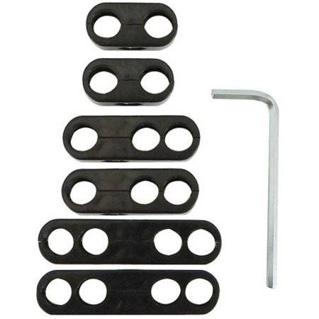 Moroso Wire Separator Kit Split-Design Black - Walmart.com