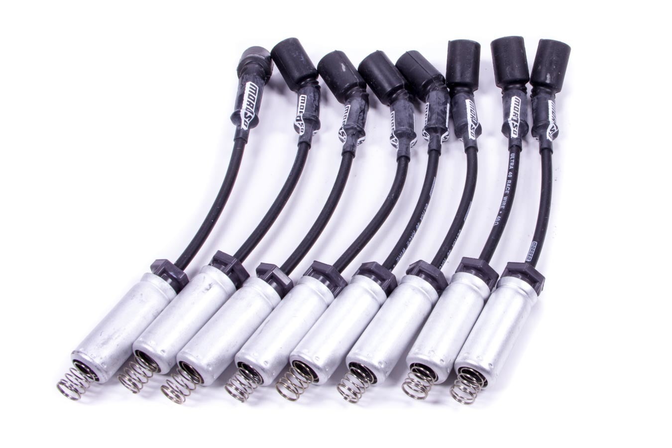Moroso 73705 Ultra 40 Spark Plug Wires Black 7mm Unsleeved