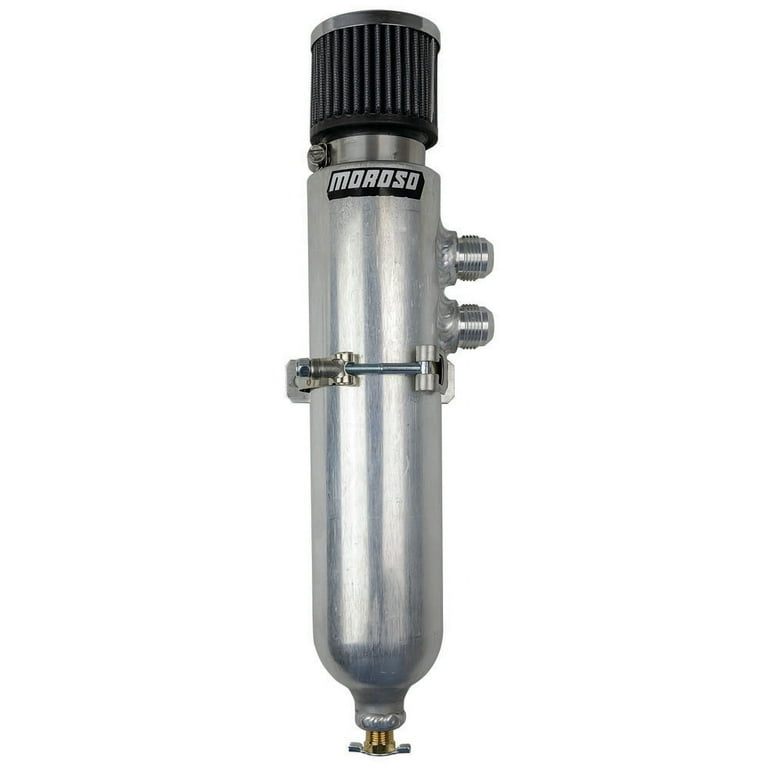Moroso Aluminum Breather Tank w/-12an Fitting