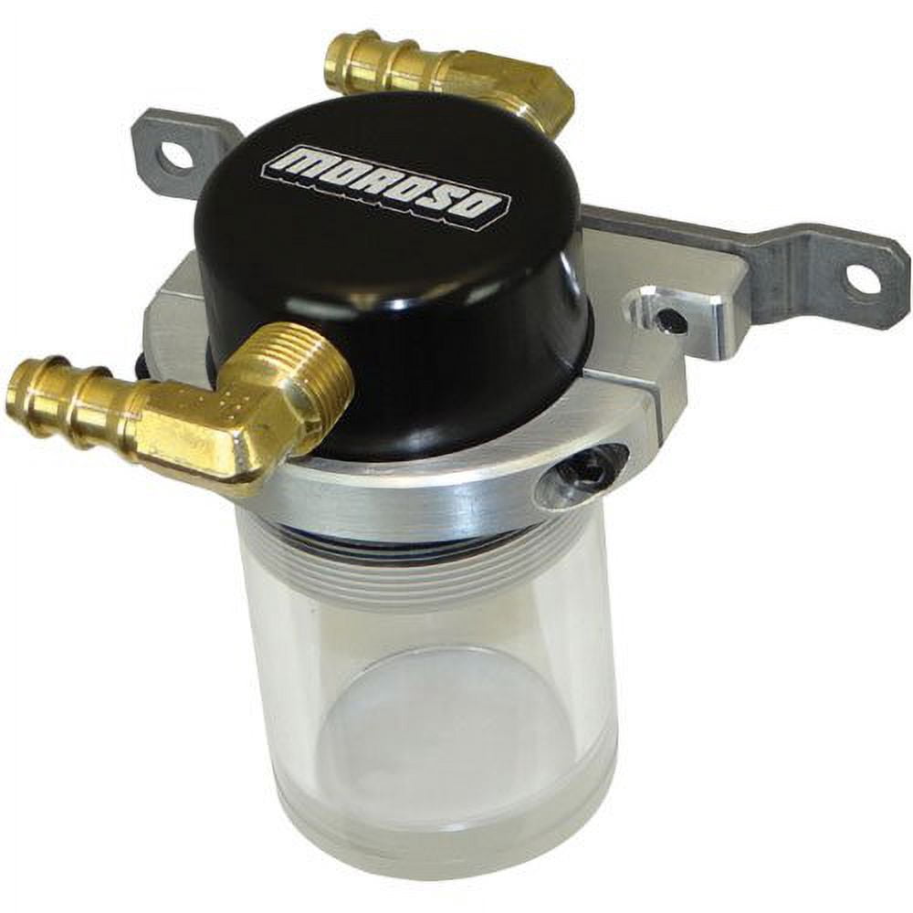 Moroso 85683 SEPARATOR AIR OIL SMALL BD UNIV BLACK GLR BOT