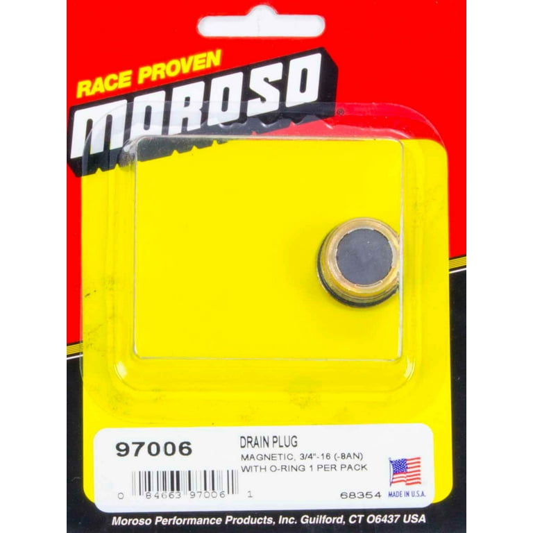 Moroso Magnetic Drain Plug 3/4-16 Moroso Magnetic Drain Plug 3/4-16