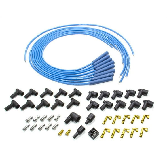 Moroso Blue Max Spark Plug Wire Set Solid Core 8 mm Blue V8 P/N 72800