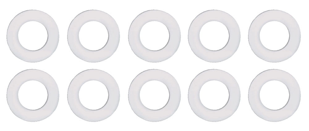 Moroso 97011 Drain Plug Washer Set - Pack Of 10, Nylon, 1/2" ID, 7/8" OD, For Oil Drain Plugs - View #3