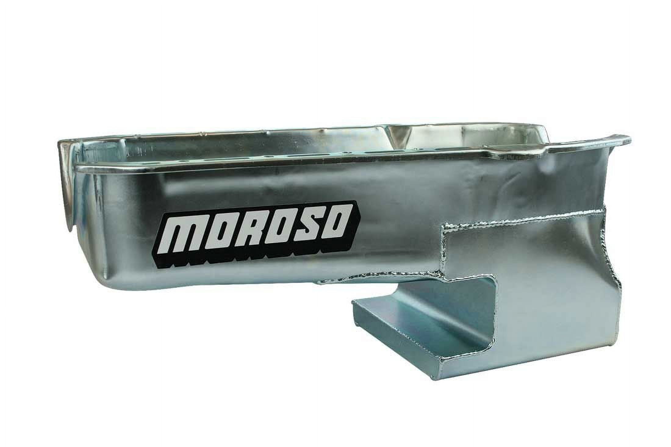 Moroso Oil Pan SBC 80-85/ Dart SHP Block RH Dip Stick Moroso Oil Pan SBC 80-85/ Dart SHP Block RH Dip Stick