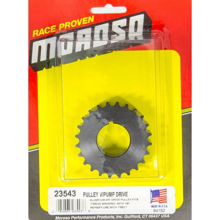 Moroso Dry Sump Drive Pulley 24T- Radius Tooth Moroso Dry Sump Drive Pulley 24T- Radius Tooth