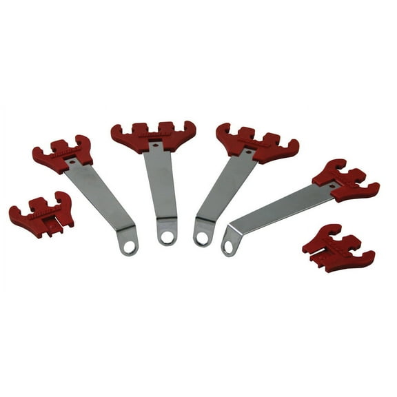 Moroso Spark Plug Wire Loom 7-9mm Red/Chrome Universal P/N 72151