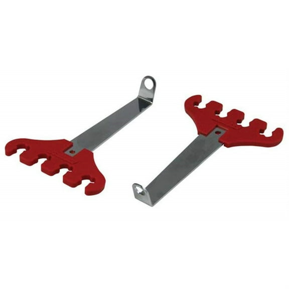 Moroso Spark Plug Wire Loom 7 mm-9 mm Red/Chrome Universal P/N 72181