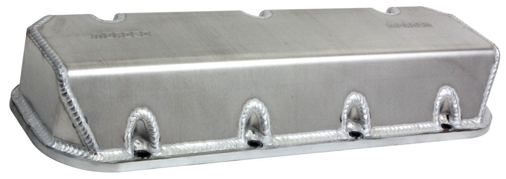 Moroso Valve Covers, Bbc, Fabricated Aluminum, Steel Inserts (68350)