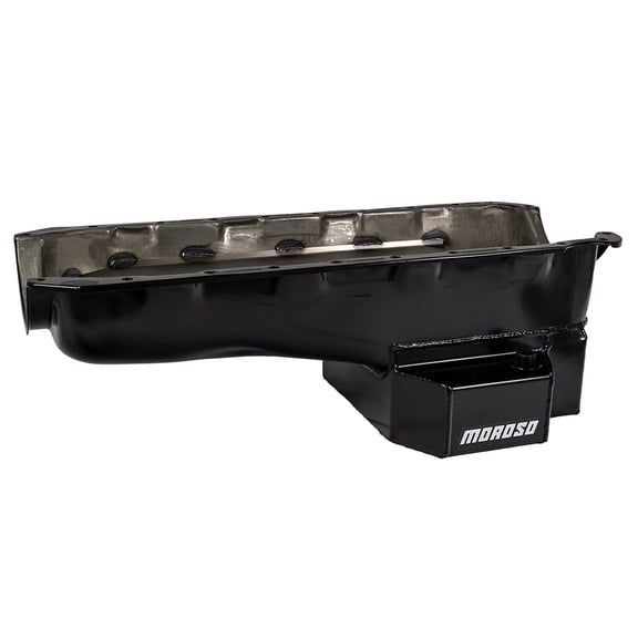 Moroso Chevrolet Big Block Mark IV/GM A Body Road Race Baffled Wet Sump 6.5qt 8in Steel Oil Pan