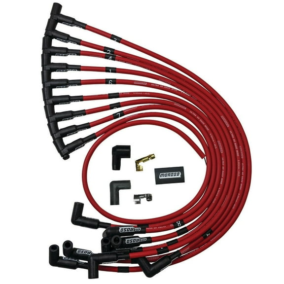 Moroso Ultra 40 Plug Wire Set - Red