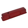 thumbnail image 1 of Moroso 68006 Valve Covers with Logo Tall Stamped Steel Red Powdercoated SBC Pair, 1 of 3