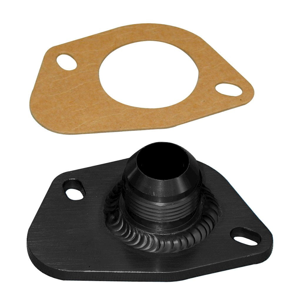 Moroso SBF Bolt-On Alum. Water Outlet Neck w/-16an Ftng - Walmart.com