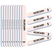 MOROVAN Nail File Kit 10 Pack 100/180 Grit Emery Boards and 5 Pack mini nail files Professional Reusable For Acrylic,Gel,Natural Nails