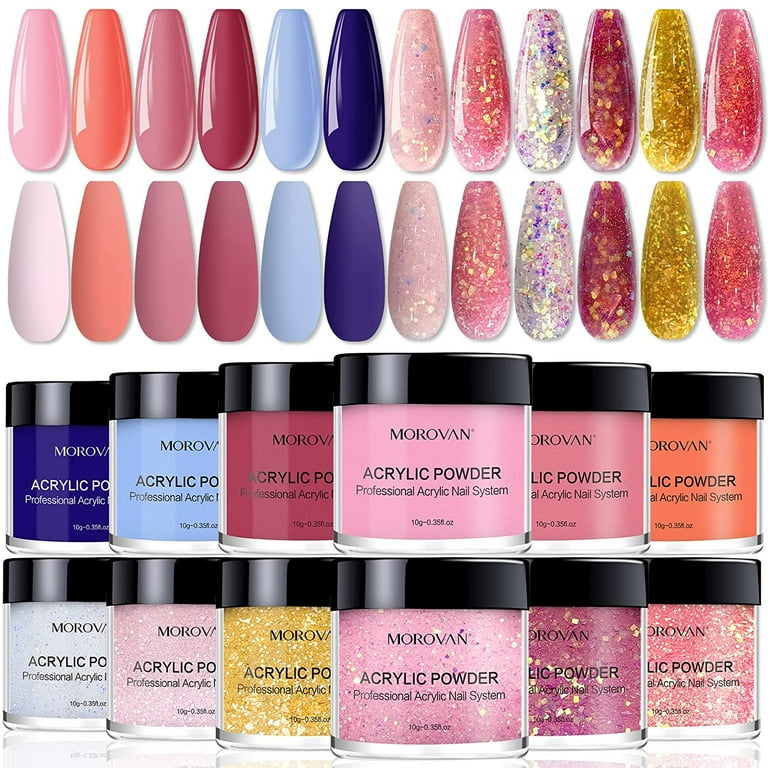 Colored acrylic hotsell nail powder