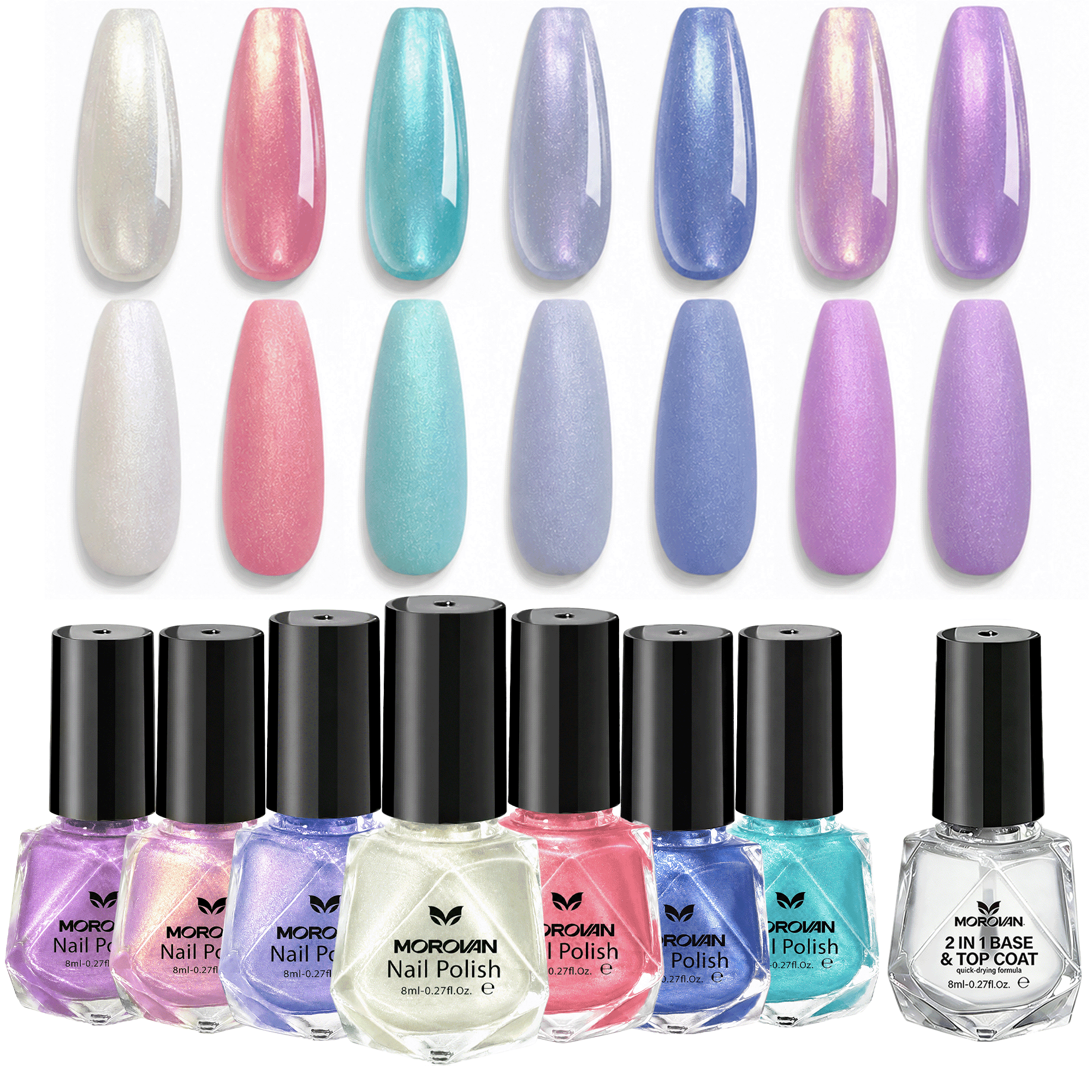 3 pack) L.A. COLORS Color Craze Nail Polish, Cocktail, 0.44 fl oz