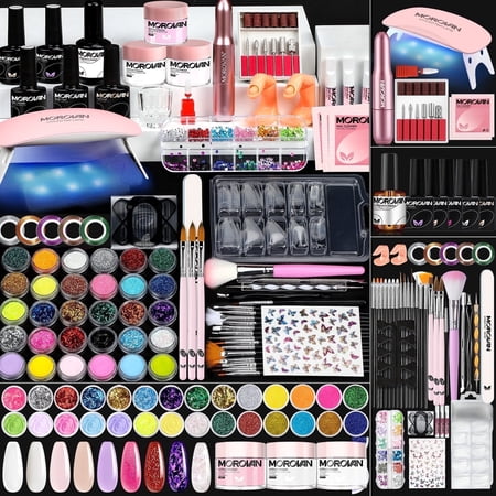 Morovan Acrylic Nail Kit with Everything: Beginners Professional Nail Kit Set for Starter Acrylic Nail with Drill Nail Christmas price history and forecast - MOROVAN