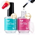 thumbnail image 1 of Morovan Base and Top Coat Nail Polish,15ml Quick Dry, High Shine, No UV Light Needed for Home Manicure, 1 of 9