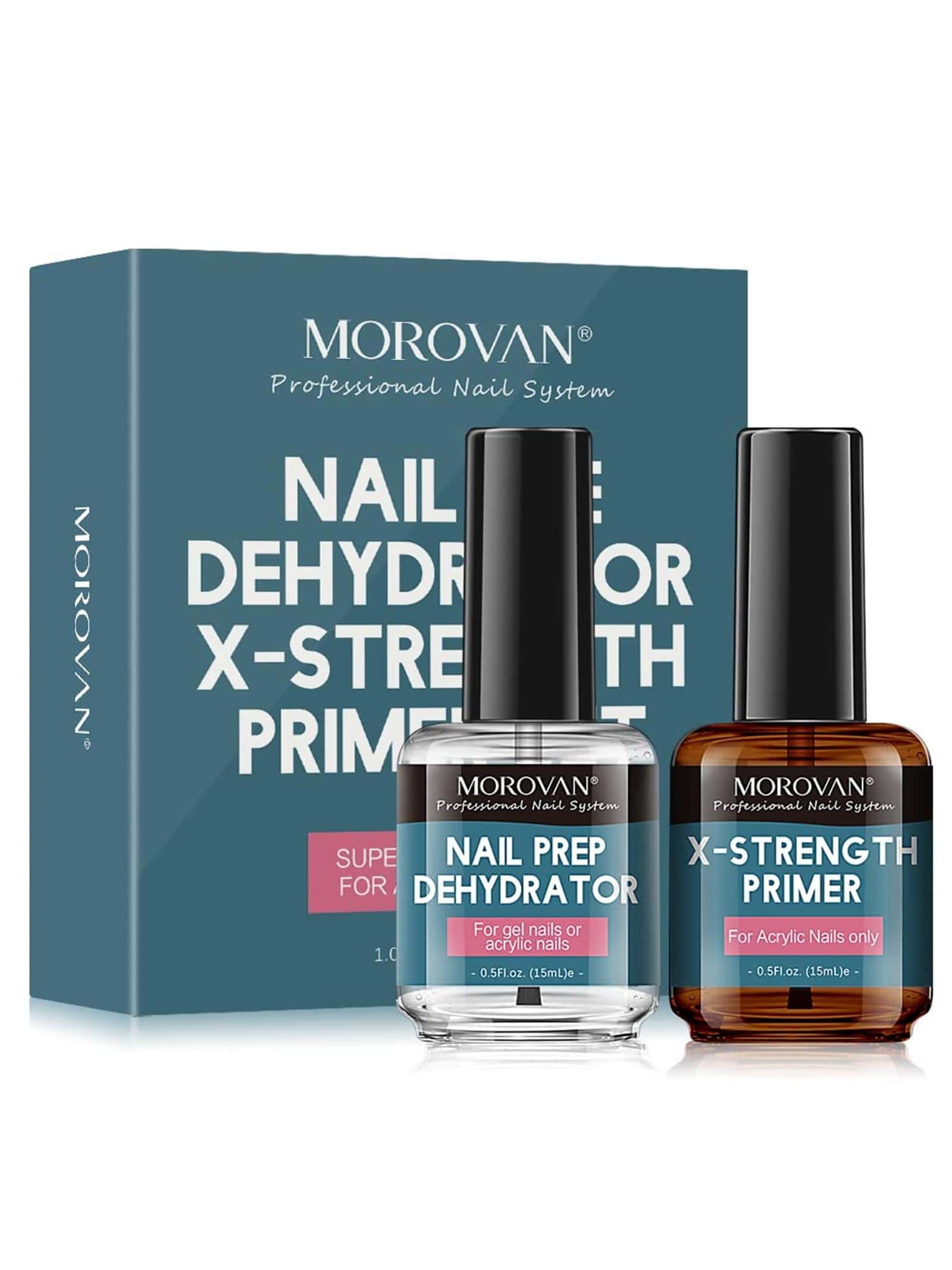 Morovan Nail Prep Dehydrator and Nail Primer Xstrength