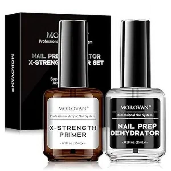 Morovan Nail Primer and Dehydrator for Acrylic Nails, Professional 2