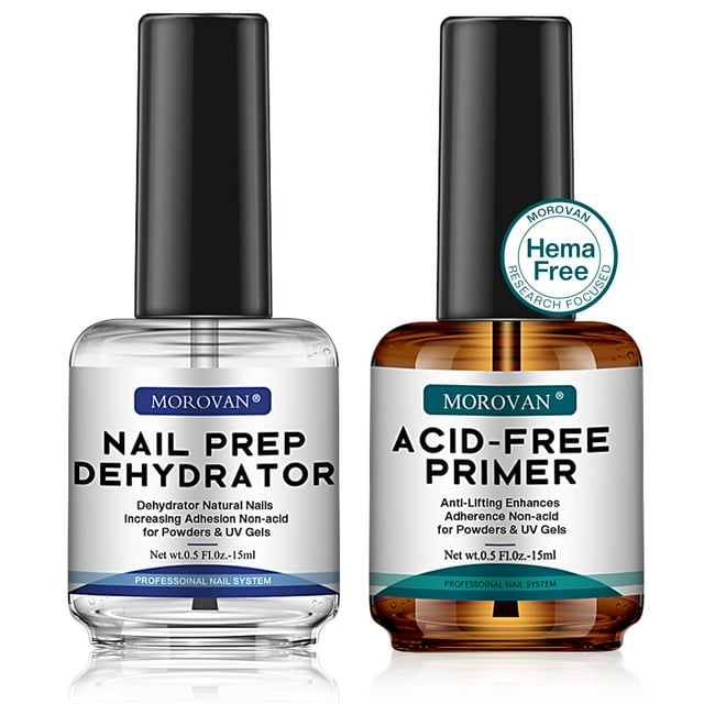 Morovan Professional Natural Nail Prep Dehydrate and AcidFree Primer