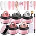 thumbnail image 1 of Morovan Solid Builder Nail Gel:5 Color Hard Gel DIY for Nail Non-Stick Solid Nail Gel for Sculpting Solid Building Gel at Home, 1 of 9
