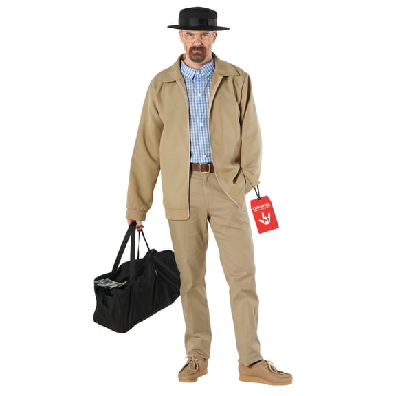 Morph Bad Tv Chemist Men Costume Halloween Costume for Men Brown X-Large
