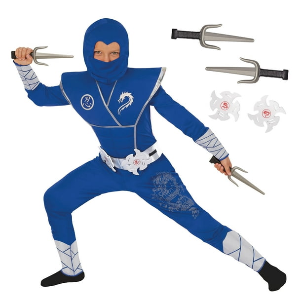 Morph Blue Ninja Costume Kids Boys Ninja Costume Halloween Costumes For