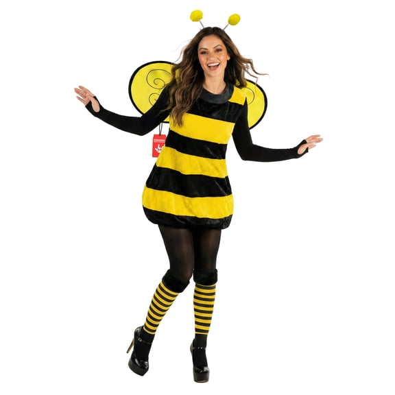 Morph Bumble Bee Costume Women, Bee Costume Adult, Bumblebee Costumes Woman, QueenBee, Halloween Costumes For Women Adult