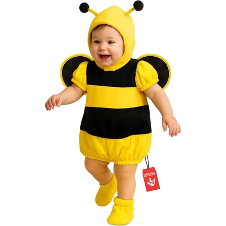Morph Bumblebee Tabard Costume Kids Halloween Costume For Unisex Yellow 3X-Small