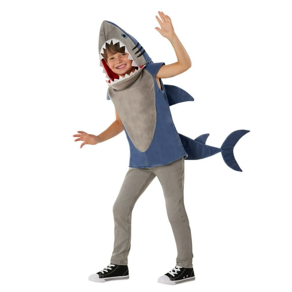 Morph Costumes Great White Shark Costume Kids Tabard Shark Costume For Kids Shark Costume Boys Halloween Costume For Boys M