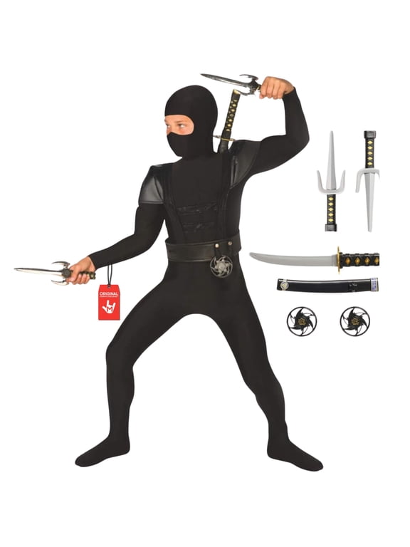 Kids Ninja Costume for Boys & Girls Ninja Suit Halloween Costumes for Boys