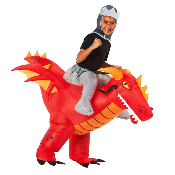Morph Costumes Ride-on Inflatable Dragon Costume Kids Blow Up Dragon Costume For Kids Riding Dragon Costume Inflatable