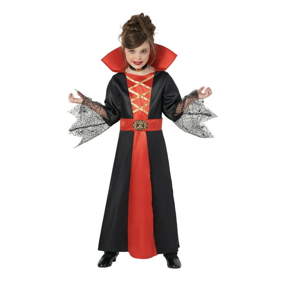 Morph Costumes Vampiress Vampire Dress Halloween Costume for Children, Girls S