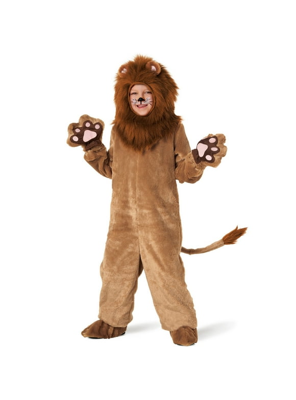 Morph Deluxe Kids Lion Costume Boys Girls Animal Big Cat Halloween Halloween Red Toddler 3-4 years