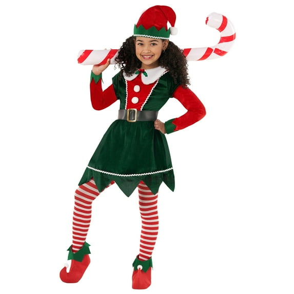 Morph Elf Costume For Girls Girl Elf Costume Elf Girl Costume -Christmas Elf Costume Kids Elf Outfit Girls M