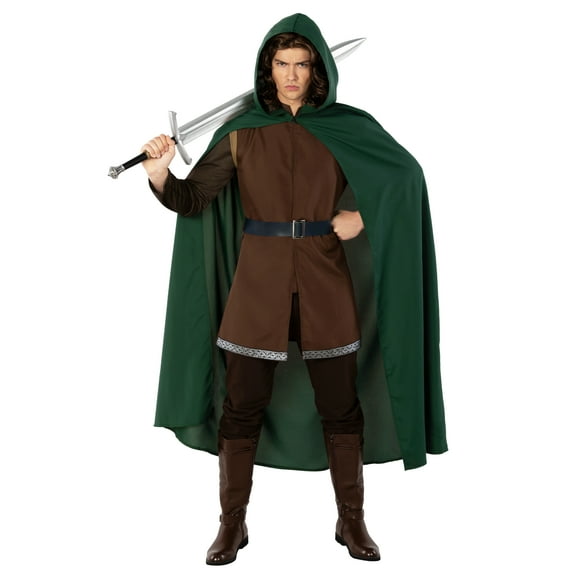Morph Fantasy Warrior Green Costume Men Halloween Costume For Men Green Medium