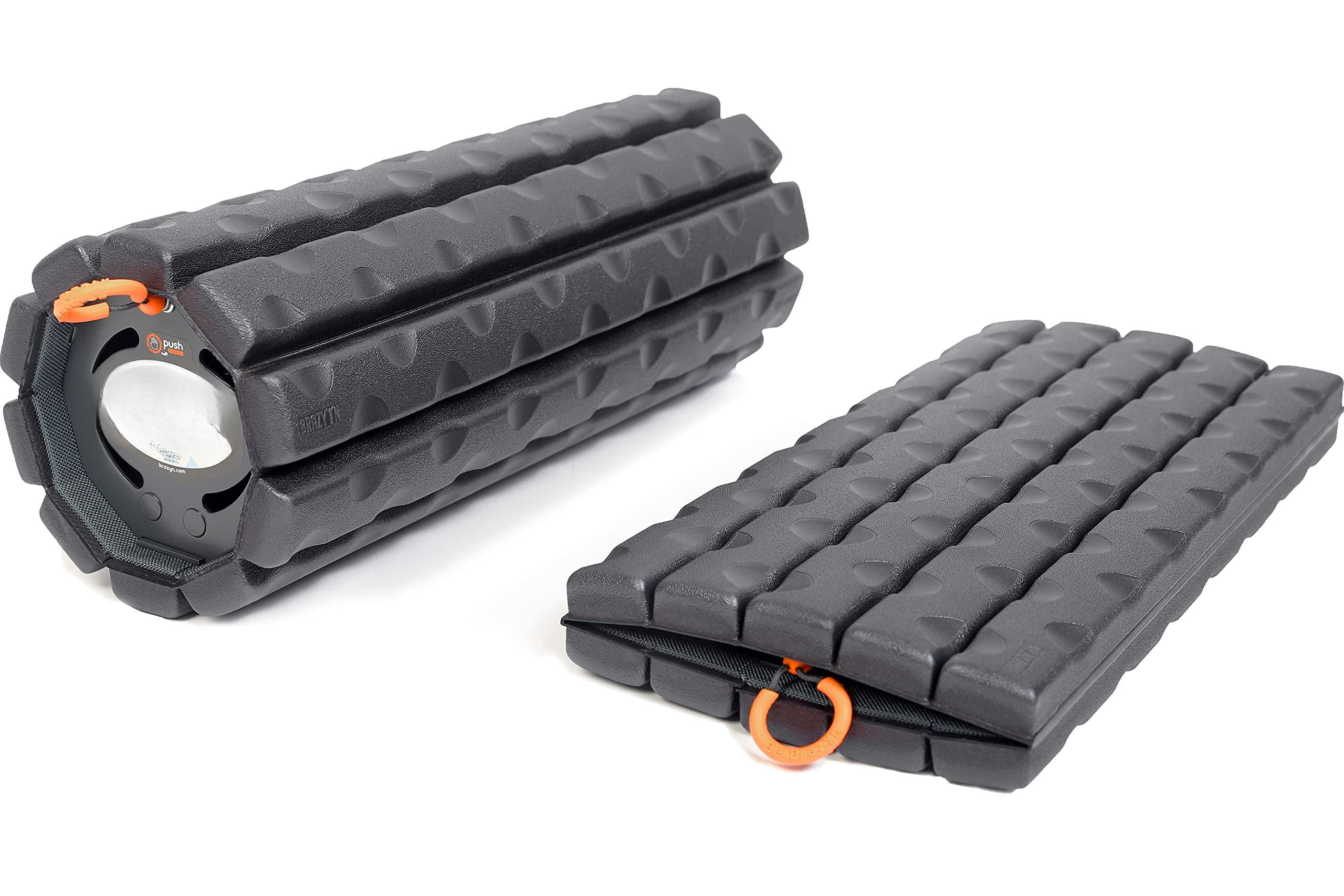 Morph Foam Roller: Collapsible Travel Roller For  Workout Deep Tissue Leg Massage Cracker (midnight Traditional)