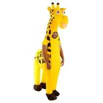 Morph Giant Giraffe Inflatalbe Halloween Costume For Unisex Yellow One Size