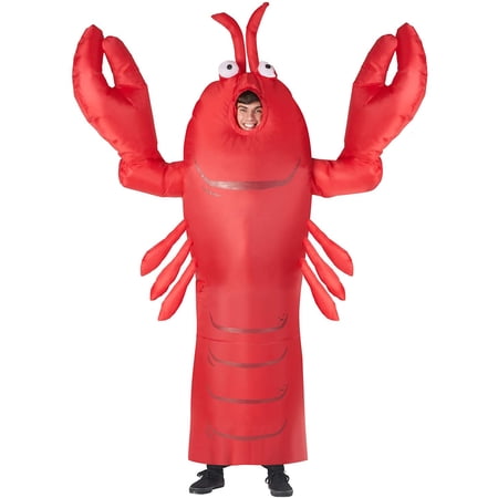 Morph Giant Lobster Inflatable Halloween Costume For Unisex Red One Size
