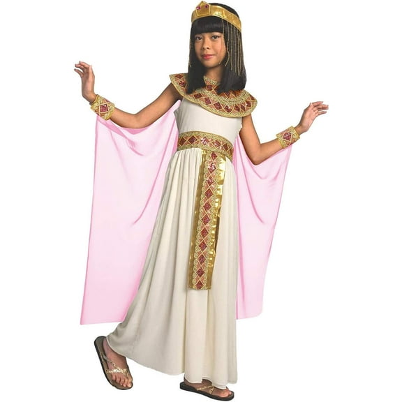 Morph Girls Pink Cleopatra Costume Egyptian Queen Kids Book Week Halloween Halloween Pink L